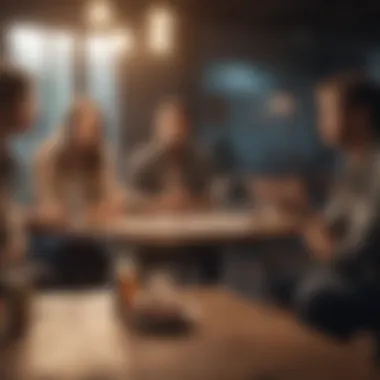 A group discussion focused on communication strategies