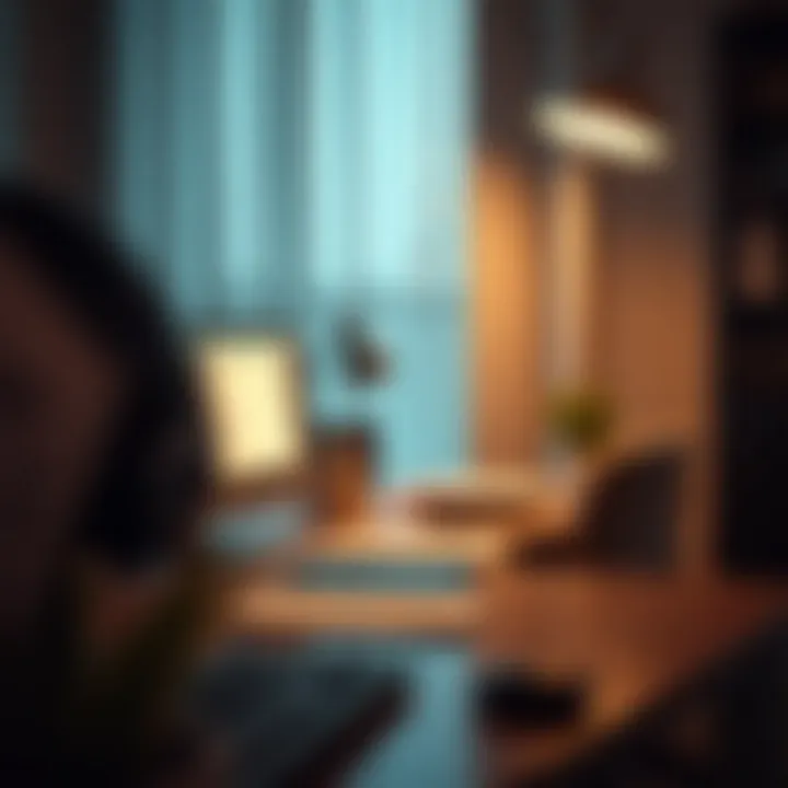 Symbol of Personal Growth A serene workspace symbolizing personal growth