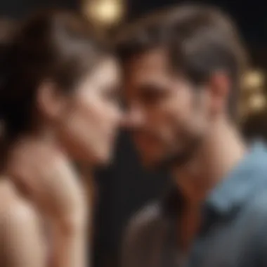 A serene scene depicting harmonious interpersonal connections