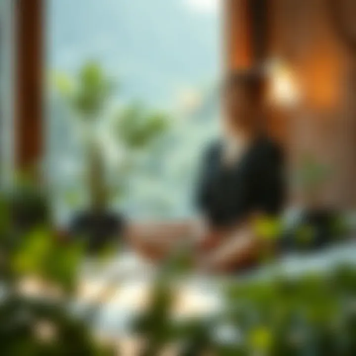 Cultivating Mental Clarity A serene setting for mindfulness and mental clarity