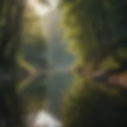 A serene landscape reflecting tranquility and mindfulness