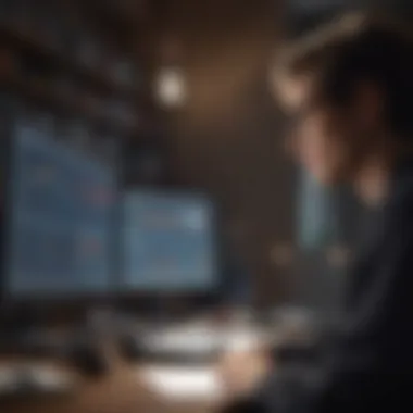 Graduate Analyzing Economic Data A graduate analyzing economic data
