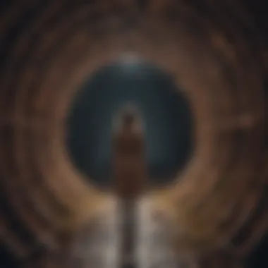 Navigating the Mind: The Labyrinth of Thoughts A labyrinth representing the complex nature of thought processes.