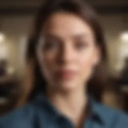 Person engaged in self-reflection and career planning