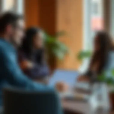 Team Collaboration for Support A collaborative team discussing strategies