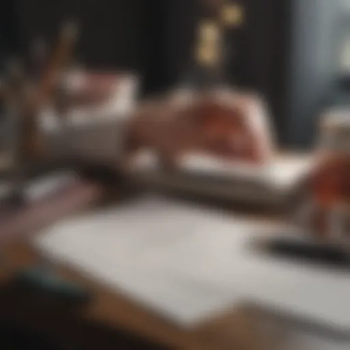 Elegant stationery for writing
