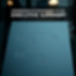 Conceptual overview of an executive summary structure