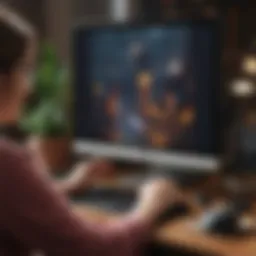 A heartfelt farewell email displayed on a computer screen