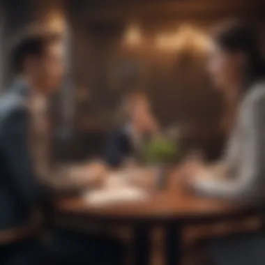 Mock Interview Confidence A confident individual engaging in a mock interview