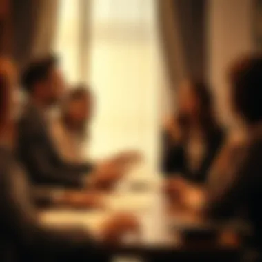 A leader delivering a heartfelt acknowledgment to team members