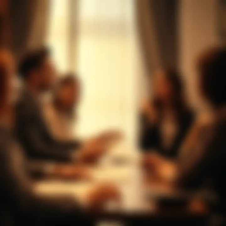 A leader delivering a heartfelt acknowledgment to team members