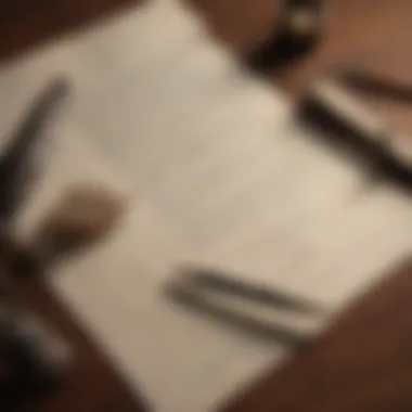 Vintage Paper and Quill Pen