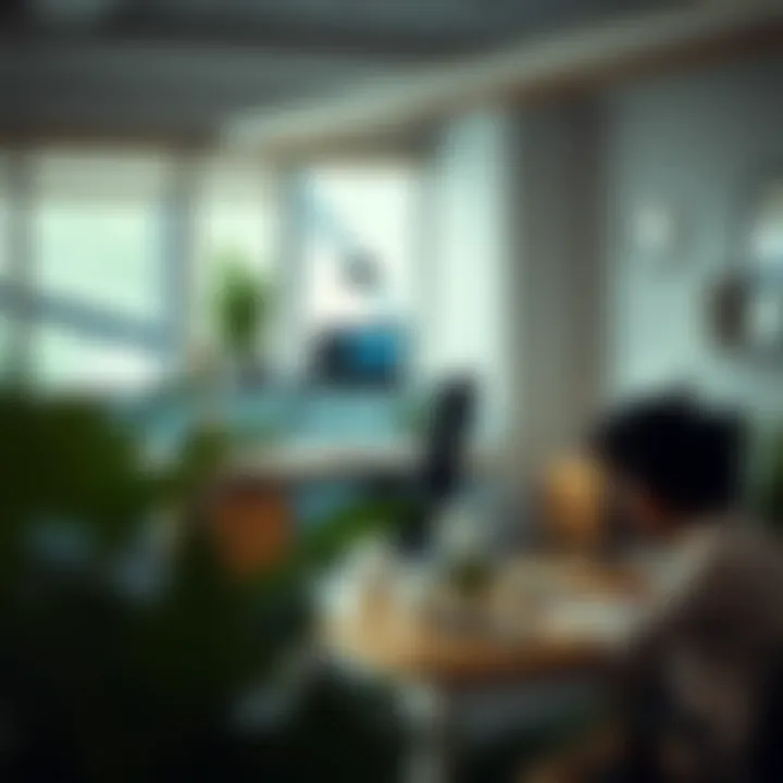 A warm and inviting office space