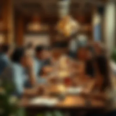 A farewell gathering with smiles and memories