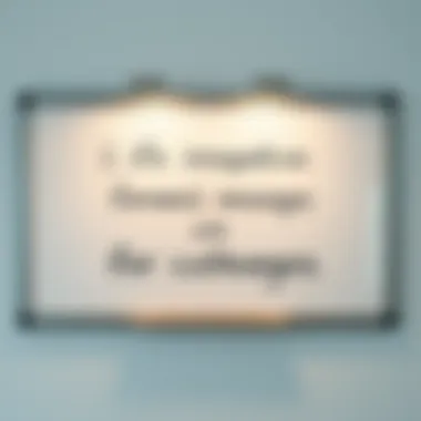 An inspirational message written on a whiteboard