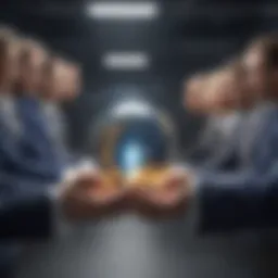 Symbolizing unity in corporate values