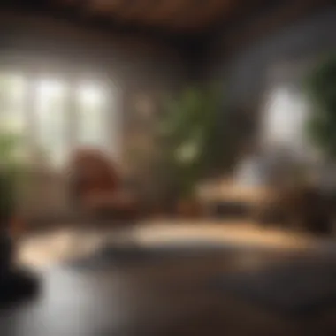 Creating a Zen Workspace Zen workspace with calming elements for mental well-being