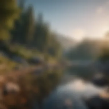 Mindfulness and Serenity A serene landscape illustrating mindfulness practice.