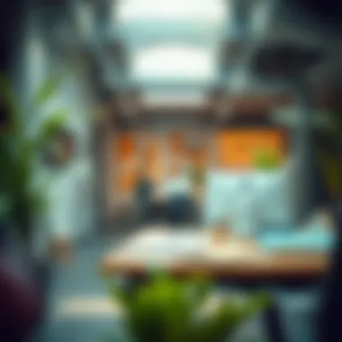 Positive Workplace Environment A serene workspace reflecting a positive environment