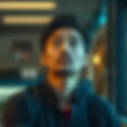 A thoughtful individual contemplating career choices