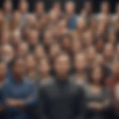 Unity in Diversity Illustration showing diverse workforce promoting inclusivity