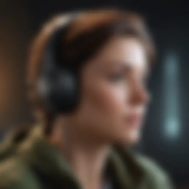 An individual practicing active listening