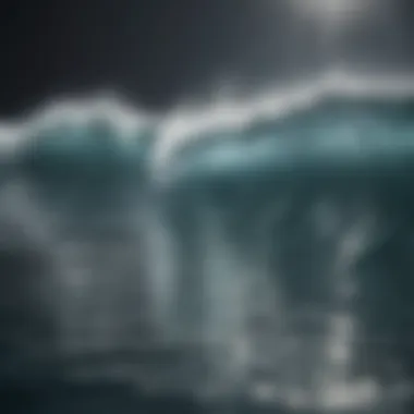 Creating Waves of Change Artistic depiction of a ripple effect symbolizing impact at scale