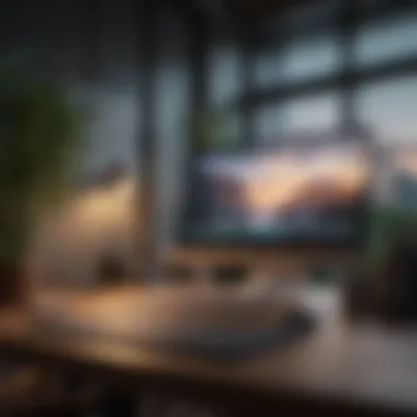 Mindful Workspace for Remote Employees A serene workspace promoting mindfulness