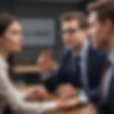 Understanding Non-Verbal Cues An illustration of non-verbal cues being expressed during a meeting
