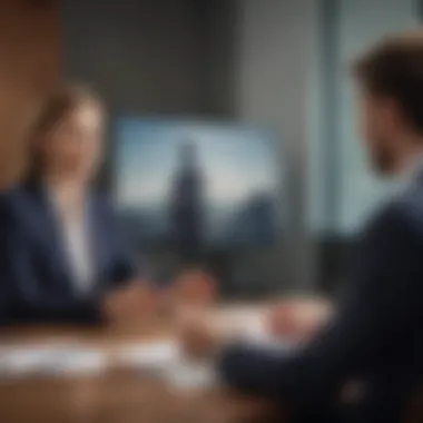 One-on-One Constructive Feedback A manager providing constructive feedback in a one-on-one meeting