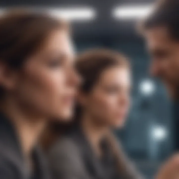 A collaborative meeting where feedback is exchanged among colleagues