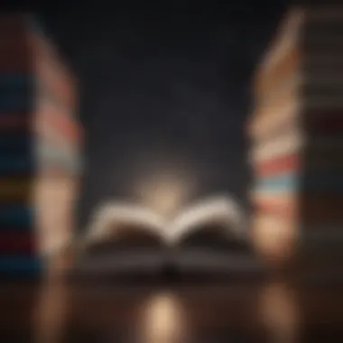 Diving into the World of Knowledge A diverse range of books symbolizing intellectual pursuits