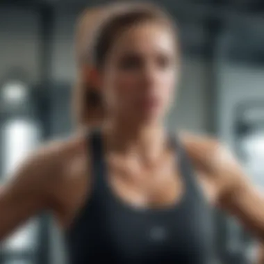 Empowerment Through Strength Training: Overcoming Anxiety An individual engaged in strength training, showcasing the empowering aspects of physical exercise in managing anxiety.