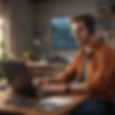 Tech-savvy Professional Working Remotely Tech-savvy Professional Working Remotely