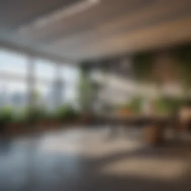 Embracing Wellness in the Workplace An office space with natural light and plants