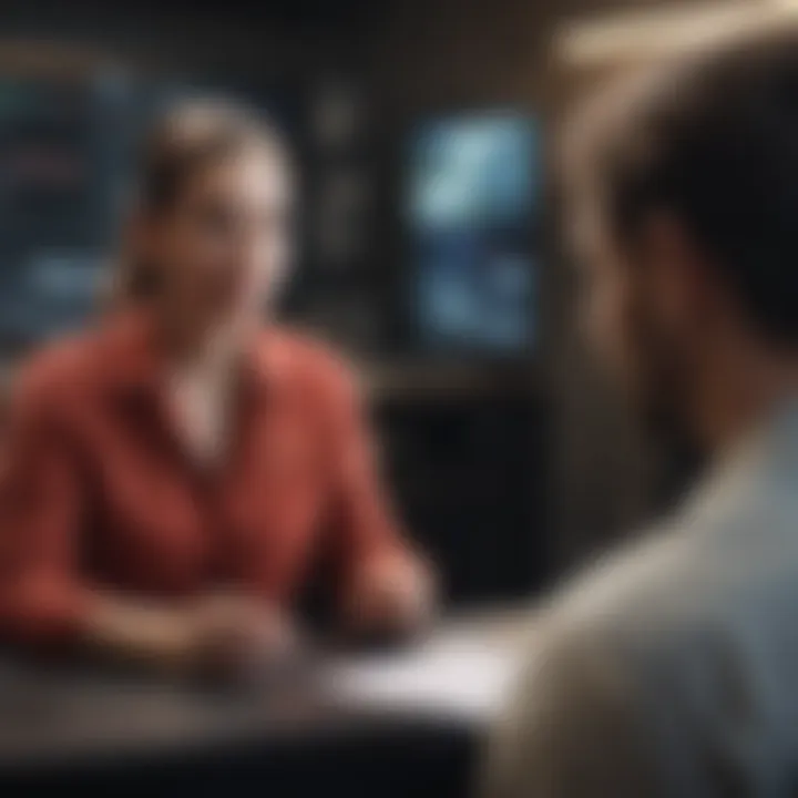 An infographic showcasing technical interview questions focused on job-specific skills.