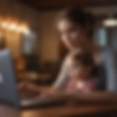 Technology and Parenting Impact An infographic showing the impact of technology on parenting