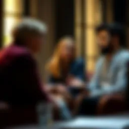 Engaging discussion during an exit interview