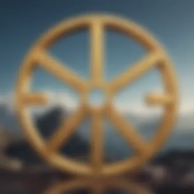 Symbol of Resilience and Achieving Goals A conceptual image symbolizing resilience and goal achievement