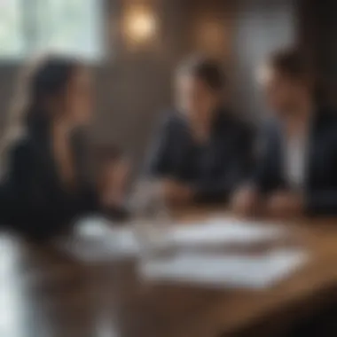 Effective Goal Setting in Business A business meeting focused on goal setting with visual aids