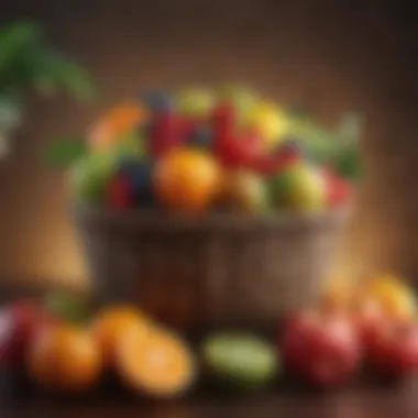 Fruits: Nature's Nutritional Powerhouses A vibrant fruit basket emphasizing the importance of fruits in the diet.