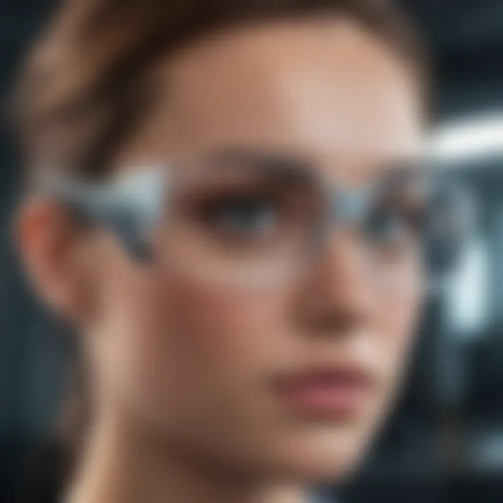 A futuristic depiction of job search technology