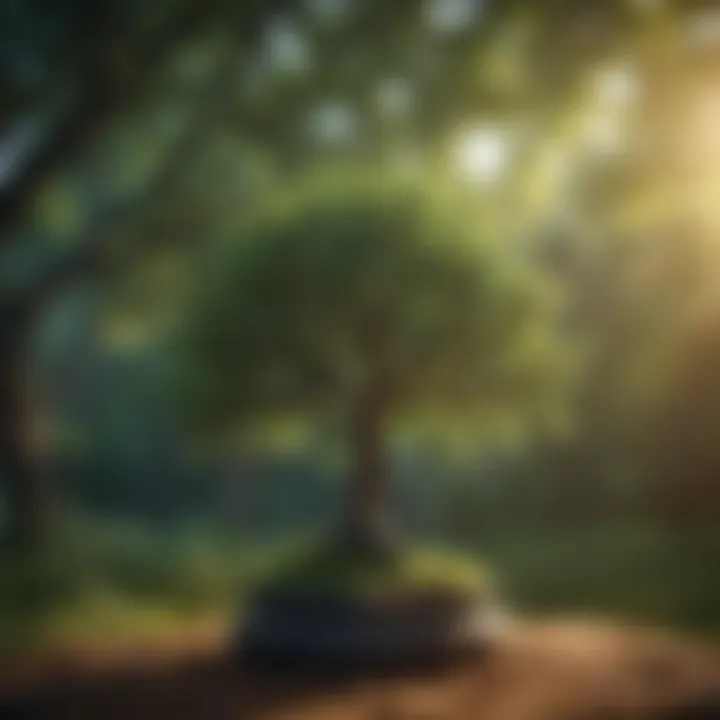 A vibrant tree representing personal growth