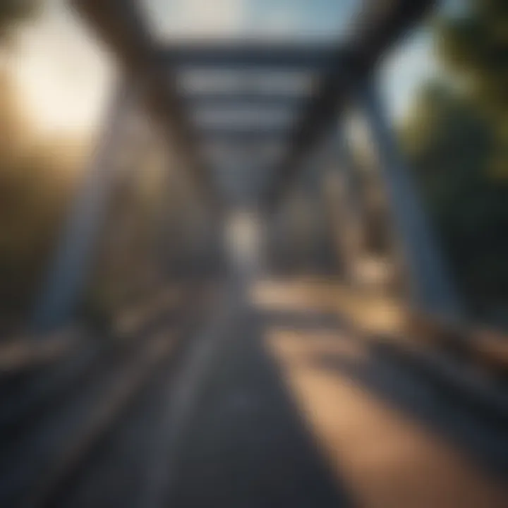 A bridge connecting two sides, symbolizing meaningful relationships