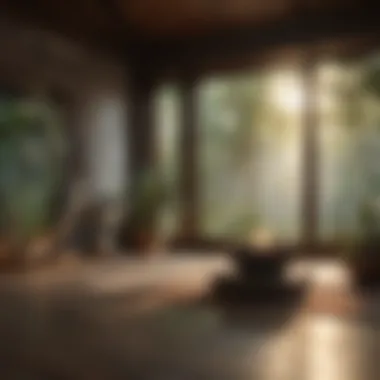A peaceful setting for meditation and reflection.