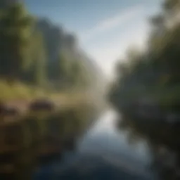 A serene landscape representing tranquility and mindfulness.