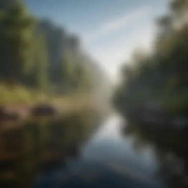 A serene landscape representing tranquility and mindfulness.
