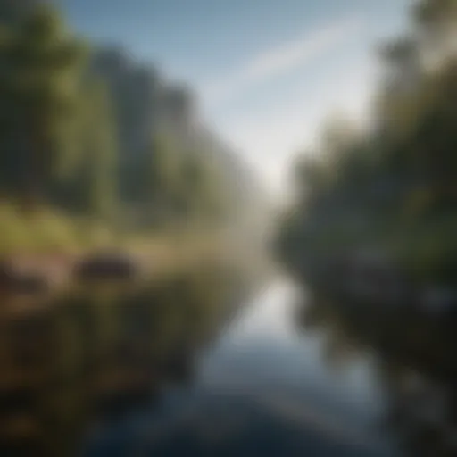 A serene landscape representing tranquility and mindfulness.