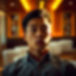 Abstract representation of self-worth