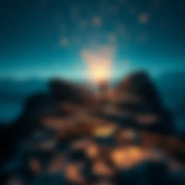 Journey of Self-Discovery An abstract representation of personal growth and self-discovery